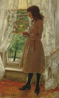 William Merritt Chase - The Pet Canary