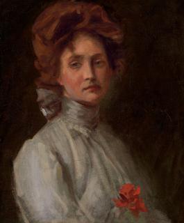 William Merritt Chase - (Untitled) Portrait of a Young Woman