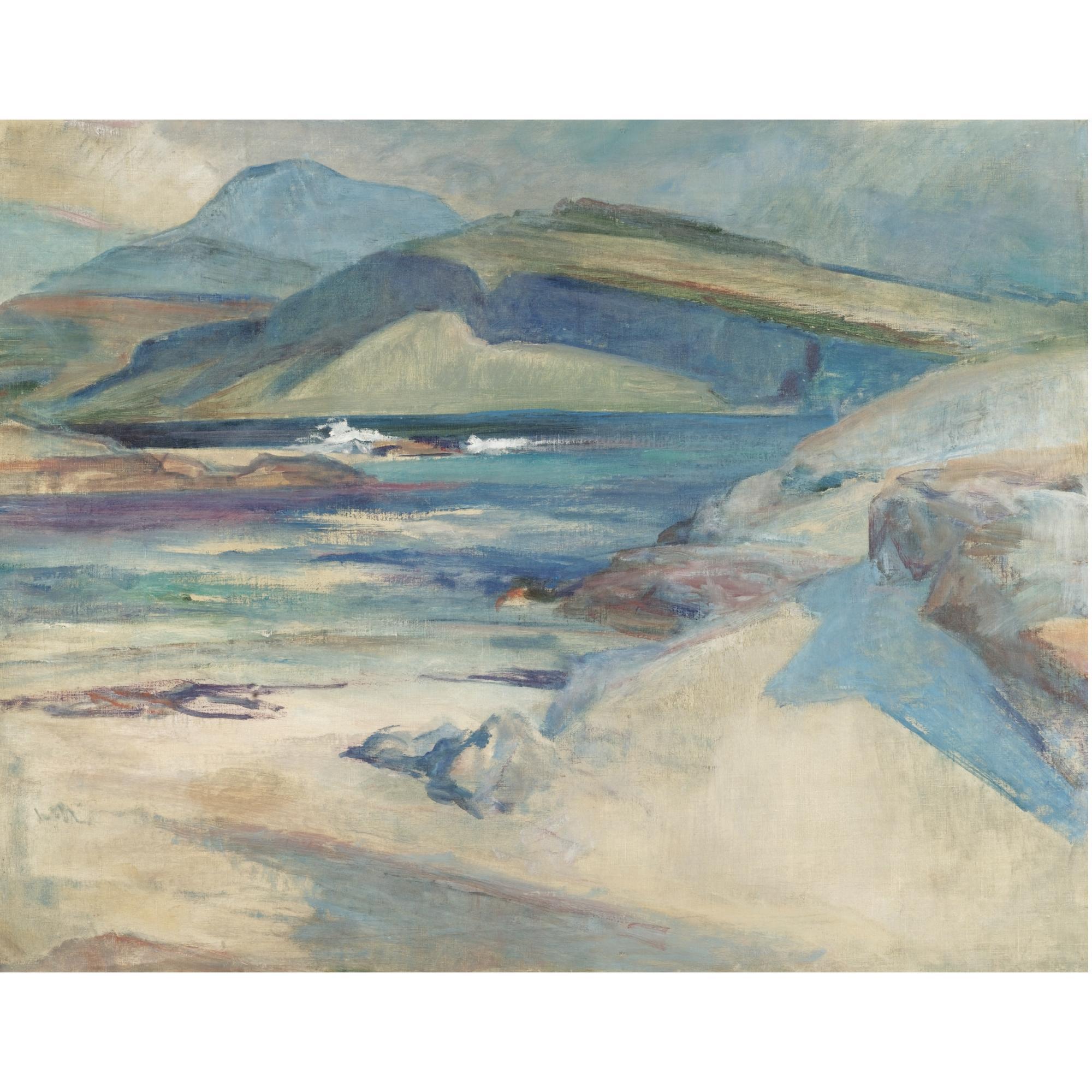 William Mervyn Glass, R.S.A., P.S.S.A. - Ben More From Iona