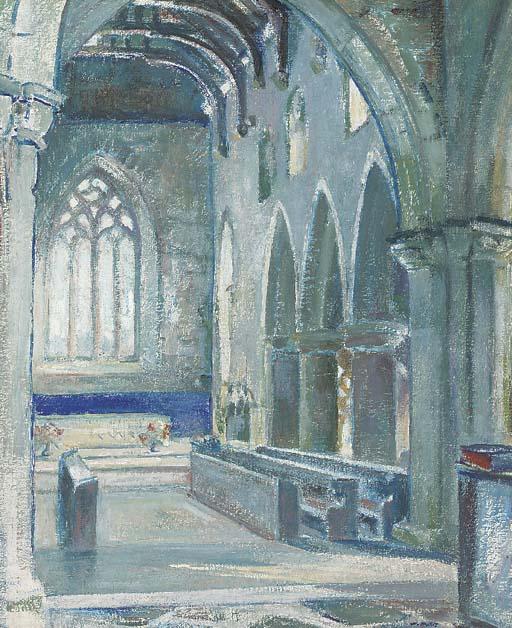 William Mervyn Glass, R.S.A., P.S.S.A. - Iona Cathedral