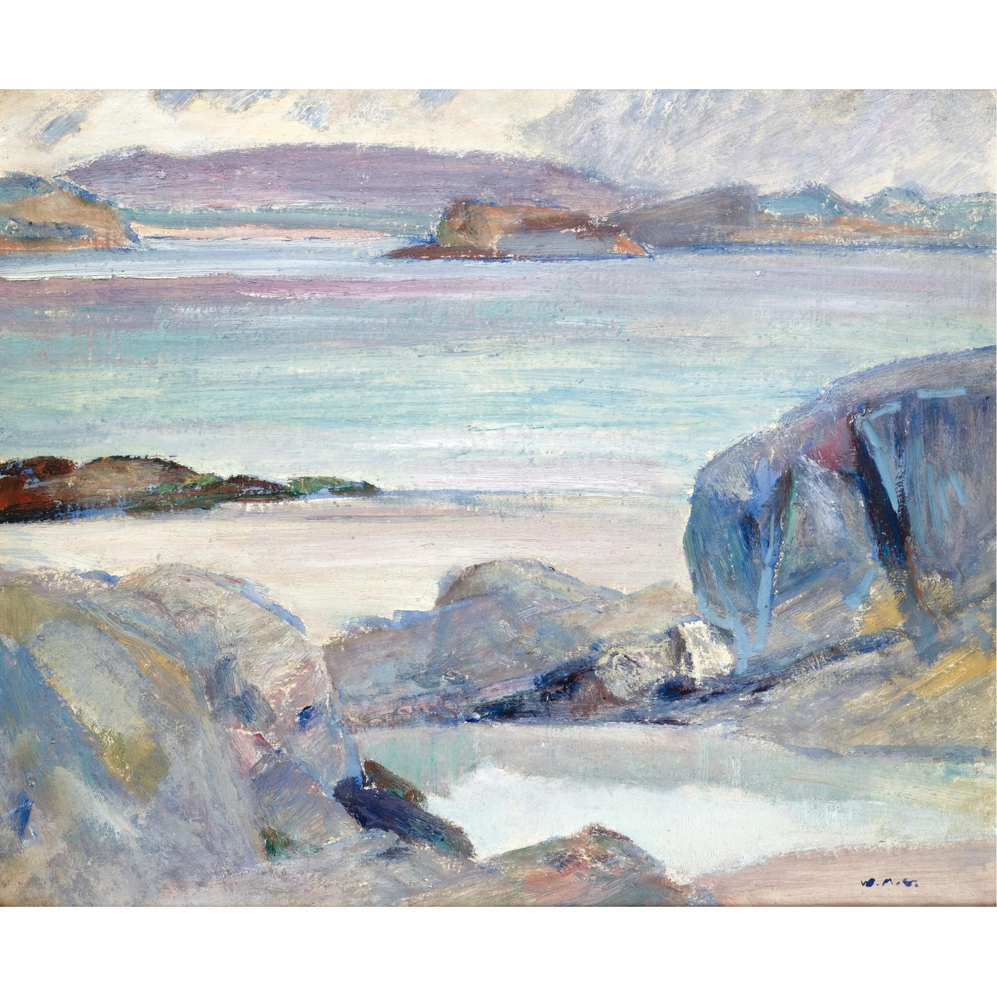 William Mervyn Glass, R.S.A., P.S.S.A. - Ulva From Iona