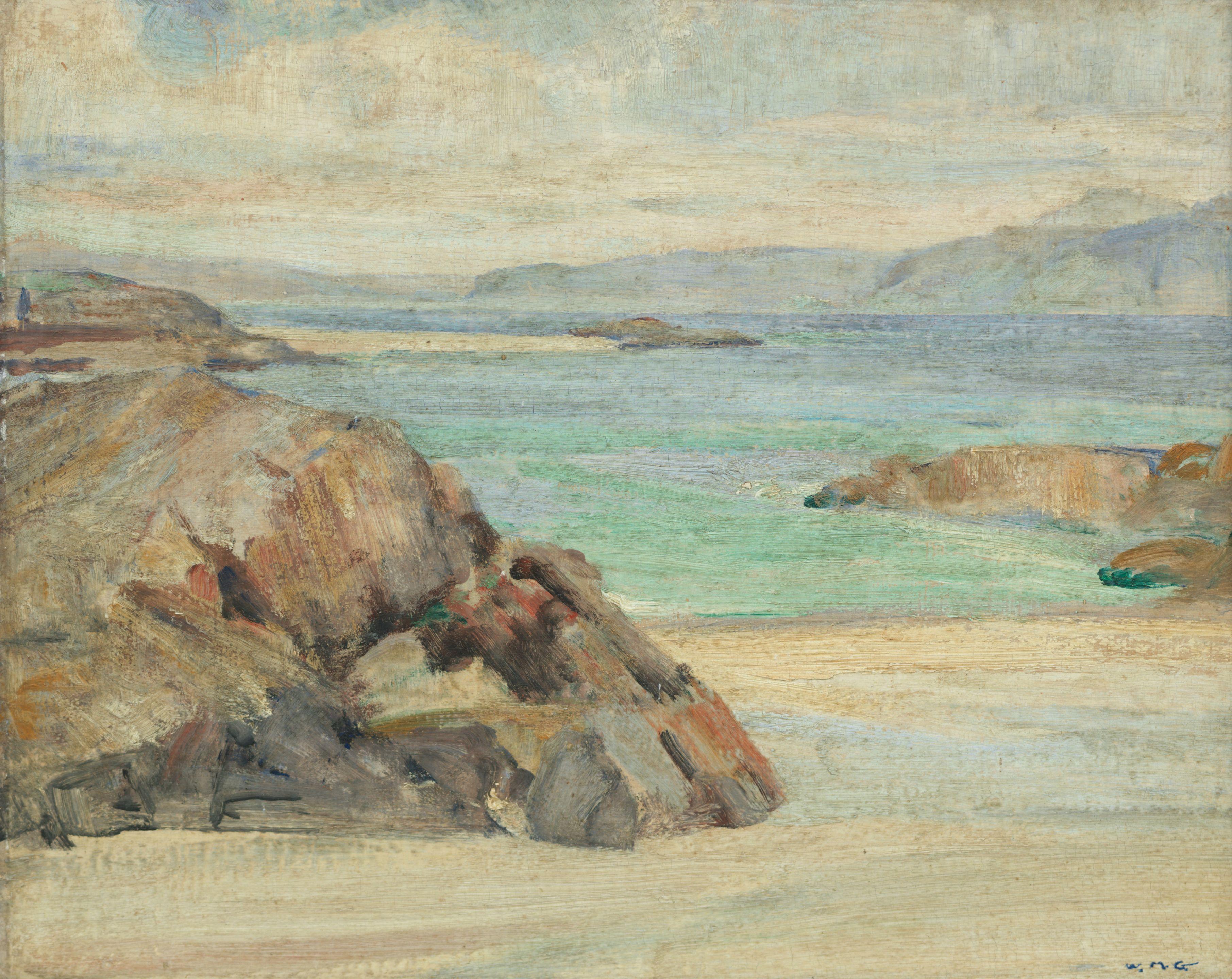 William Mervyn Glass, RSA PSSA - Loch Na Keal, from Corrag