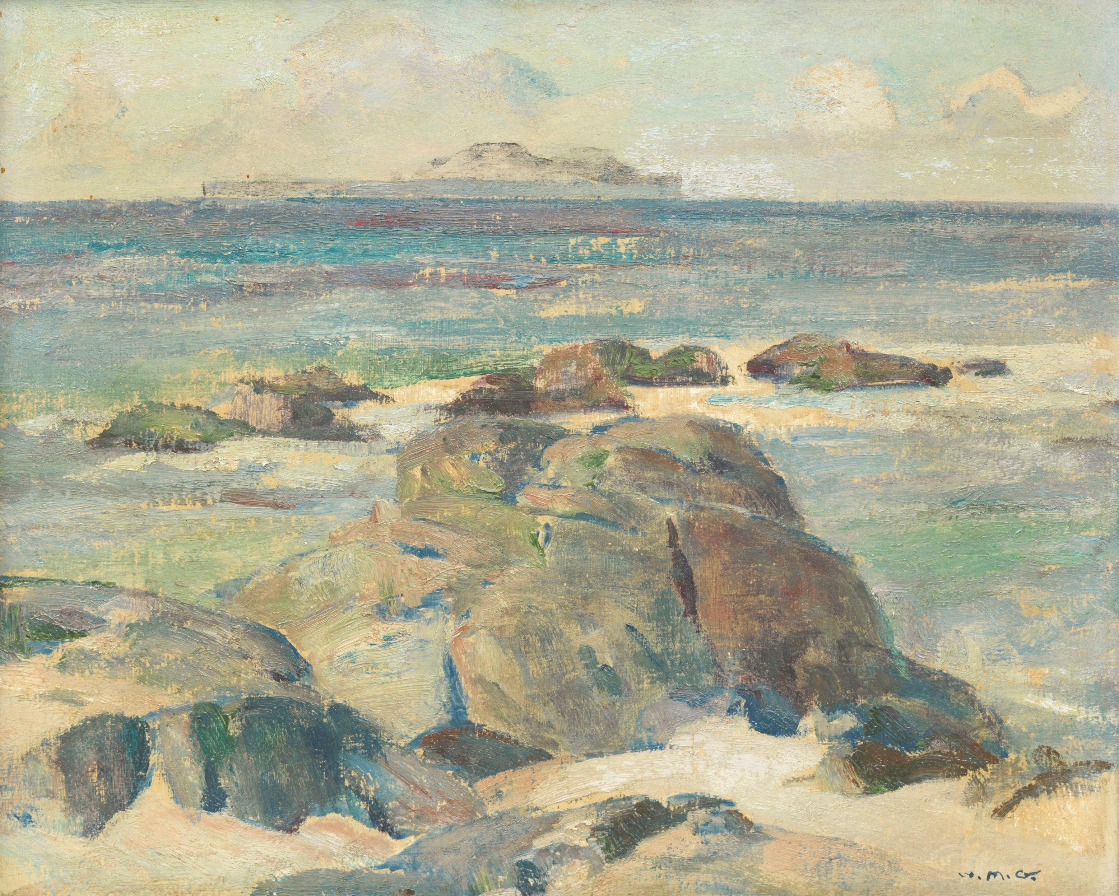 William Mervyn Glass RSA PSSA - Lunga from Iona