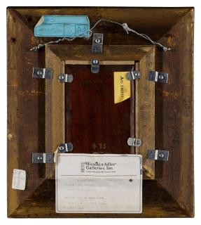 William Michael Harnett - Still Life with Fruit, Champagne Bottle and Newspaper