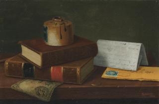 William Michael Harnett - Still Life With Letter To Mr. William Taggart, Esq.