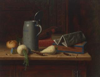 William Michael Harnett - Still Life with Tankard