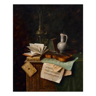 William Michael Harnett - Still Life With Violin
