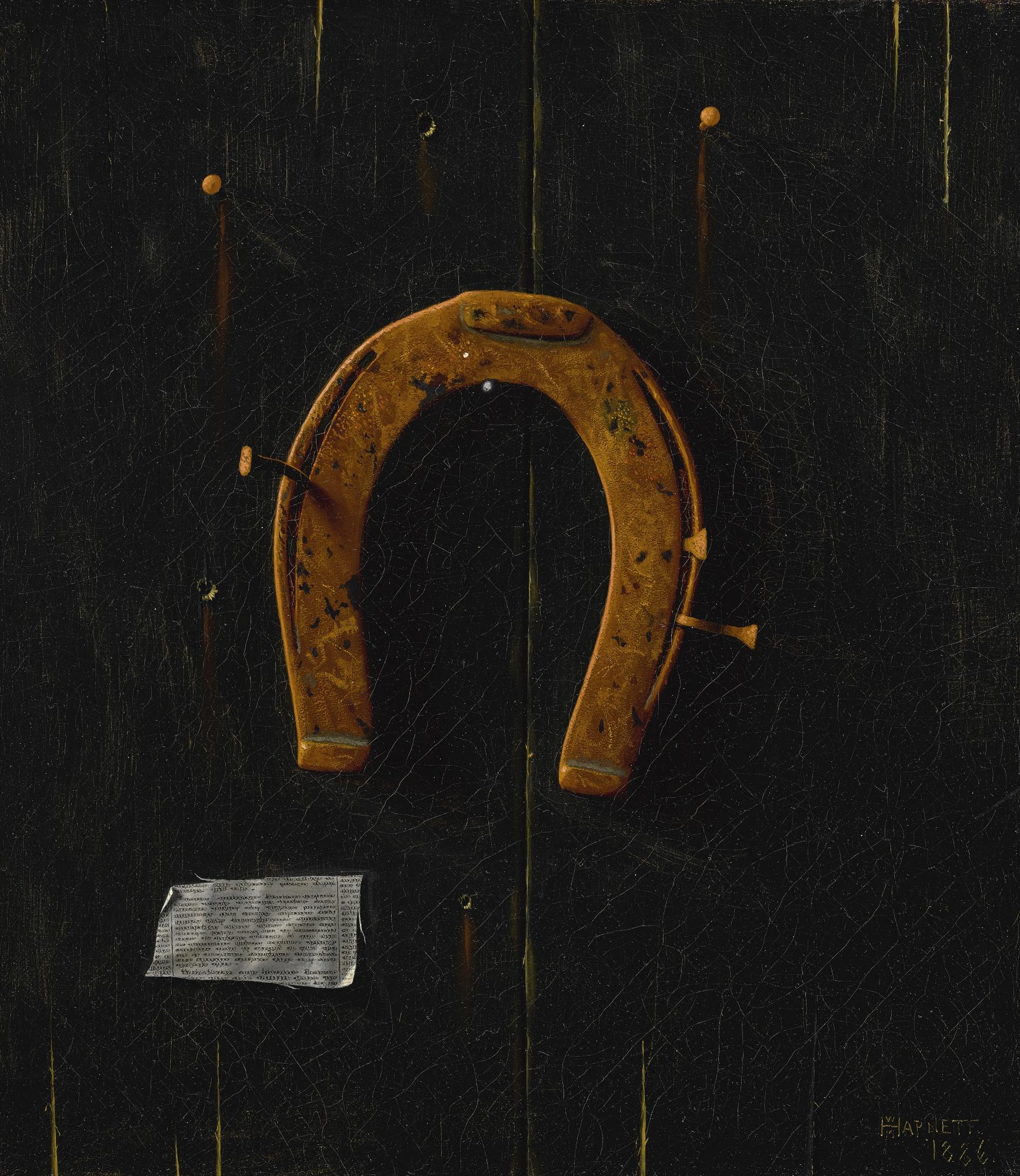 William Michael Harnett - The Golden Horseshoe