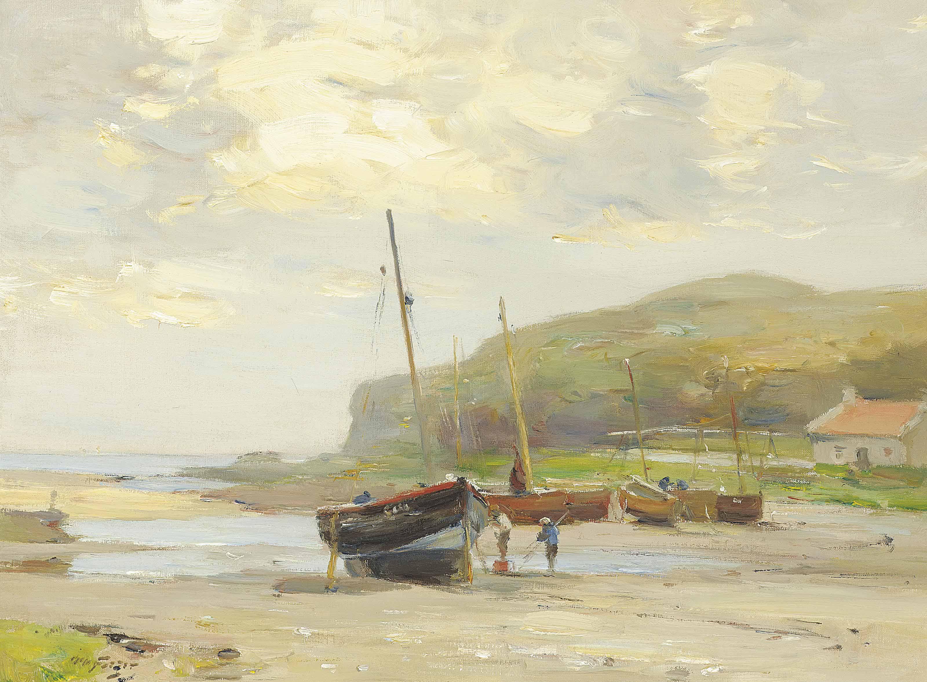 William Miller Frazer R.S.A., P.S.S.A. - At Carradale, Kintyre