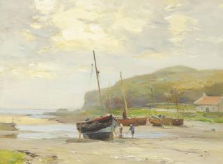 William Miller Frazer R.S.A., P.S.S.A. - At Carradale, Kintyre