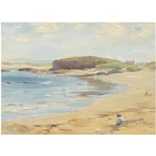 William Miller Frazer, R.S.A. - Machrihanish; Low Tide