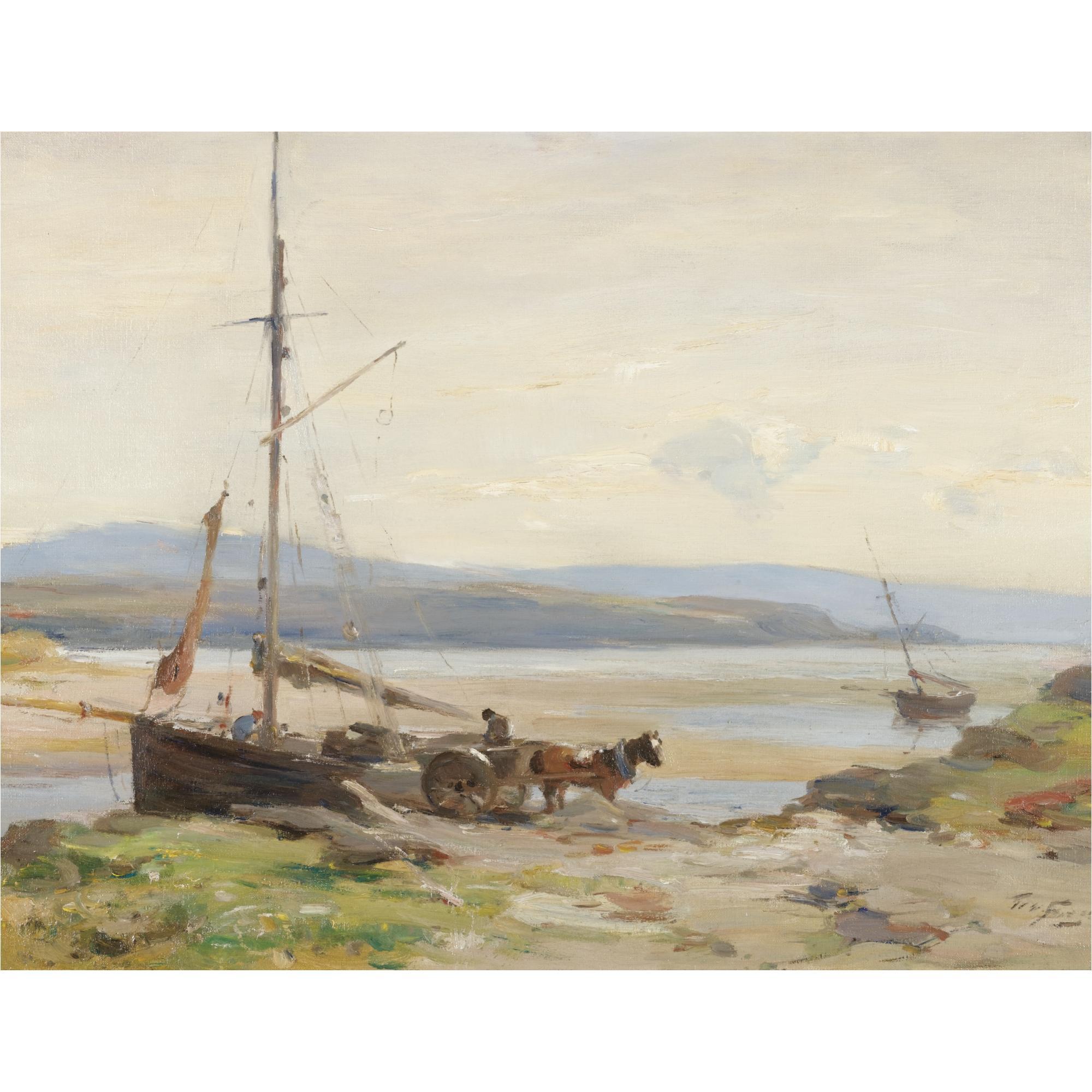 William Miller Frazer, R.S.A. - On The Shore
