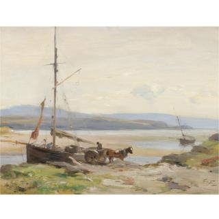 William Miller Frazer, R.S.A. - On The Shore