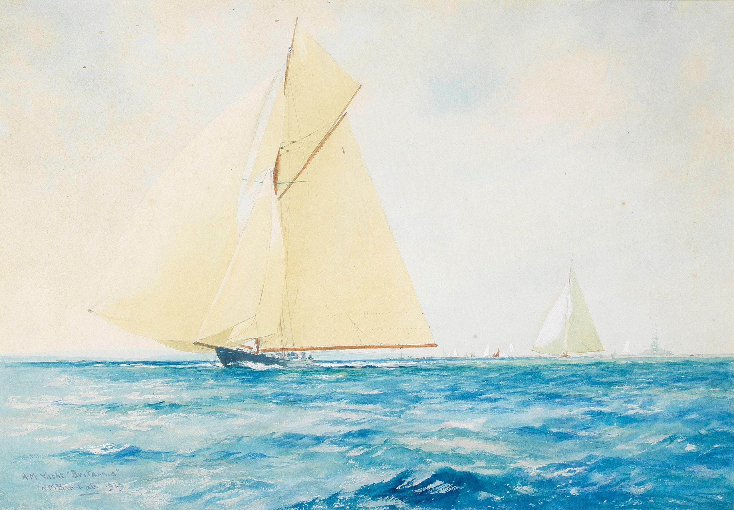 William Minshall Birchall - \'H.M. Yacht Britannia\'