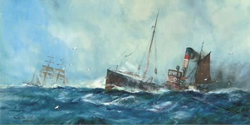 William Minshall Birchall - North Sea Ships