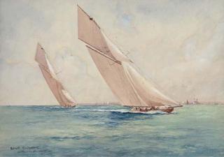 William Minshall Birchall - Solent Sunbeams
