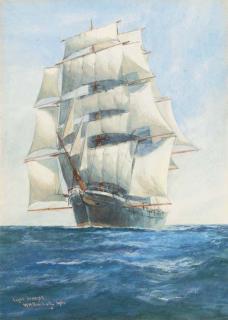 William Minshall Birchall - Speeding homeward; and Light breezes