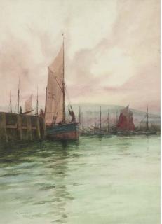 William Minshall Birchall - The Fishing Port
