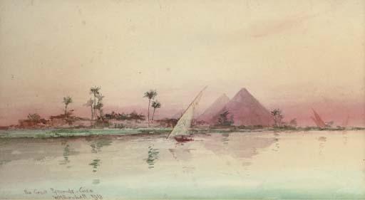 William Minshall Birchall - The Great Pyramids at Giza, Egypt