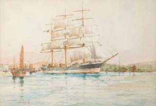 William Minshall Birchall - The red ensign in eastern waters