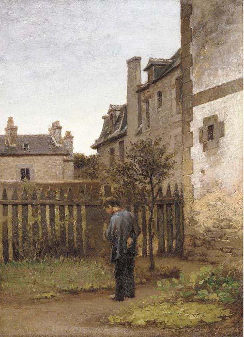 William Morris Hunt - In the Backyard