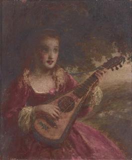 William Mulready, R.A. - The young musician