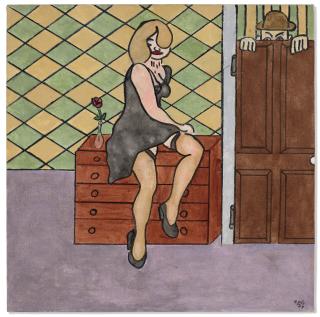 William Nelson Copley - GET DOWN FROM THERE!