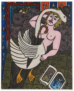 William Nelson Copley - Leda