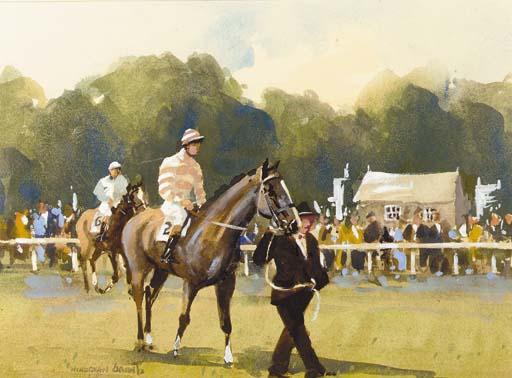 William Norman Gaunt - Point to point, going down to the start; and Ready for the off