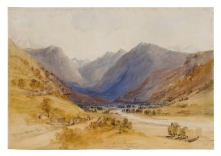 William Oliver R.I. - A View Of The Castle Of Armoubac