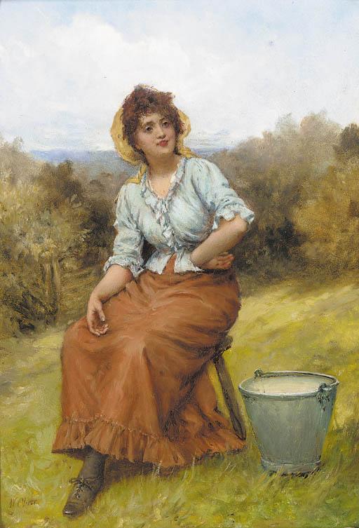 William Oliver - The milkmaid