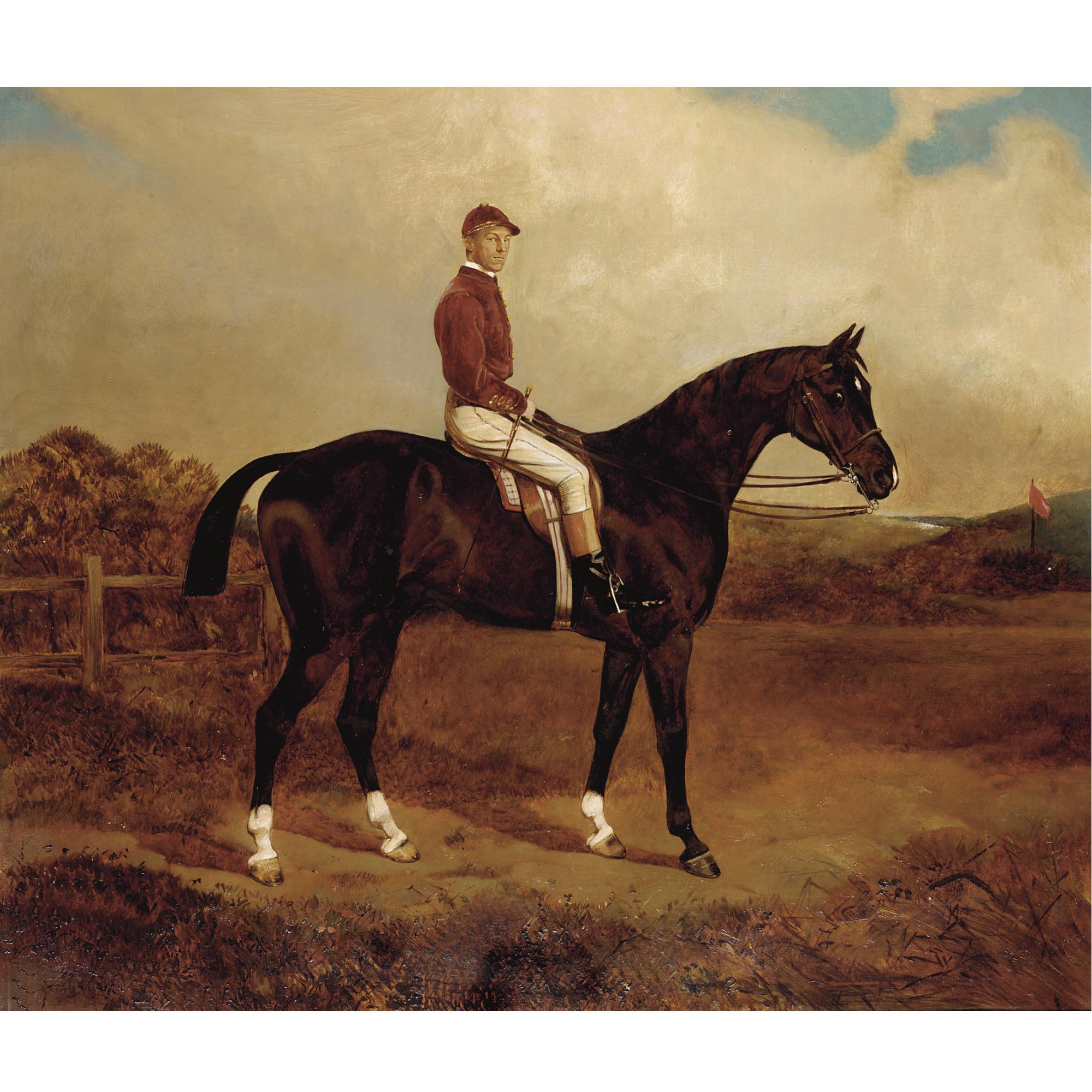 William Osborne - Tinder-Box With Captain Lummie Harford (Scots Guards) Up