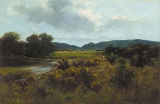 William Page Atkinson Wells, R.B.A. - In the meadow