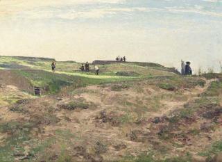 William Page Atkinson Wells, R.B.A. - The 5th Hole, Westward Ho!