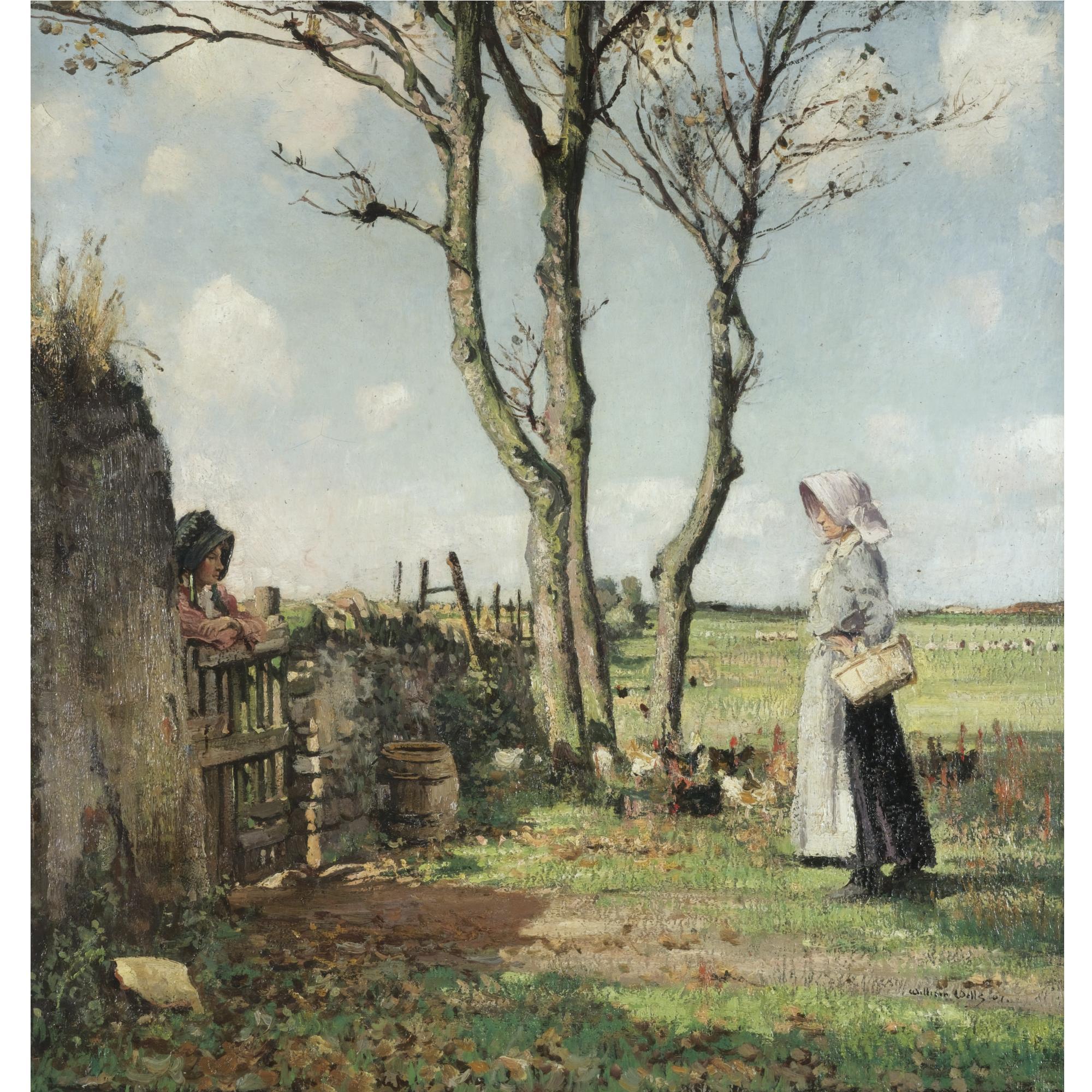 William Page Atkinson Wells - Chatting