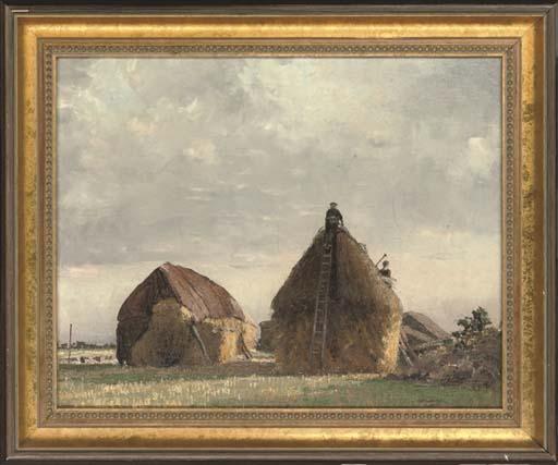 William Page Atkinson Wells - Haystacks