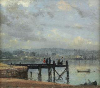 William Page Atkinson Wells - On the pier