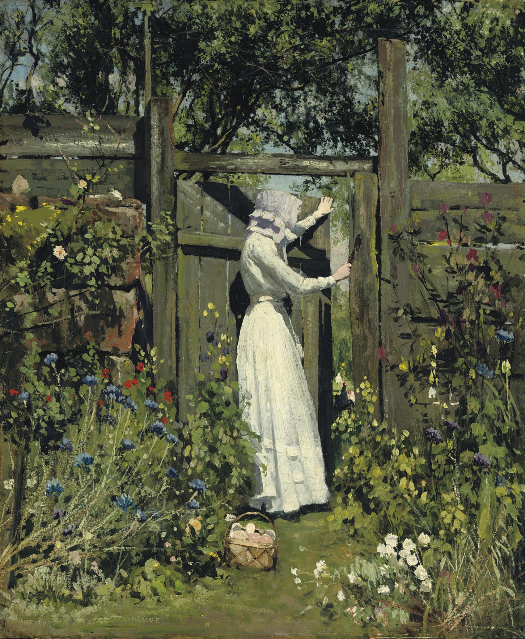 William Page Atkinson Wells - The Lilac Sunbonnet