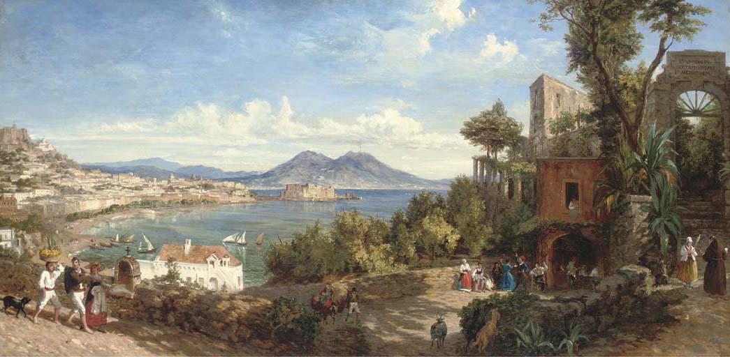 William Parrott - Naples From Near Virgil\'S Tomb
