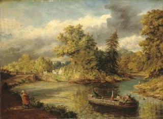 William Parrott - The Anglers Haunt, On The Brent