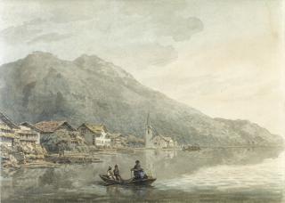 William Pars A.R.A. - Gersau On The Lake Of Lucerne, Switzerland