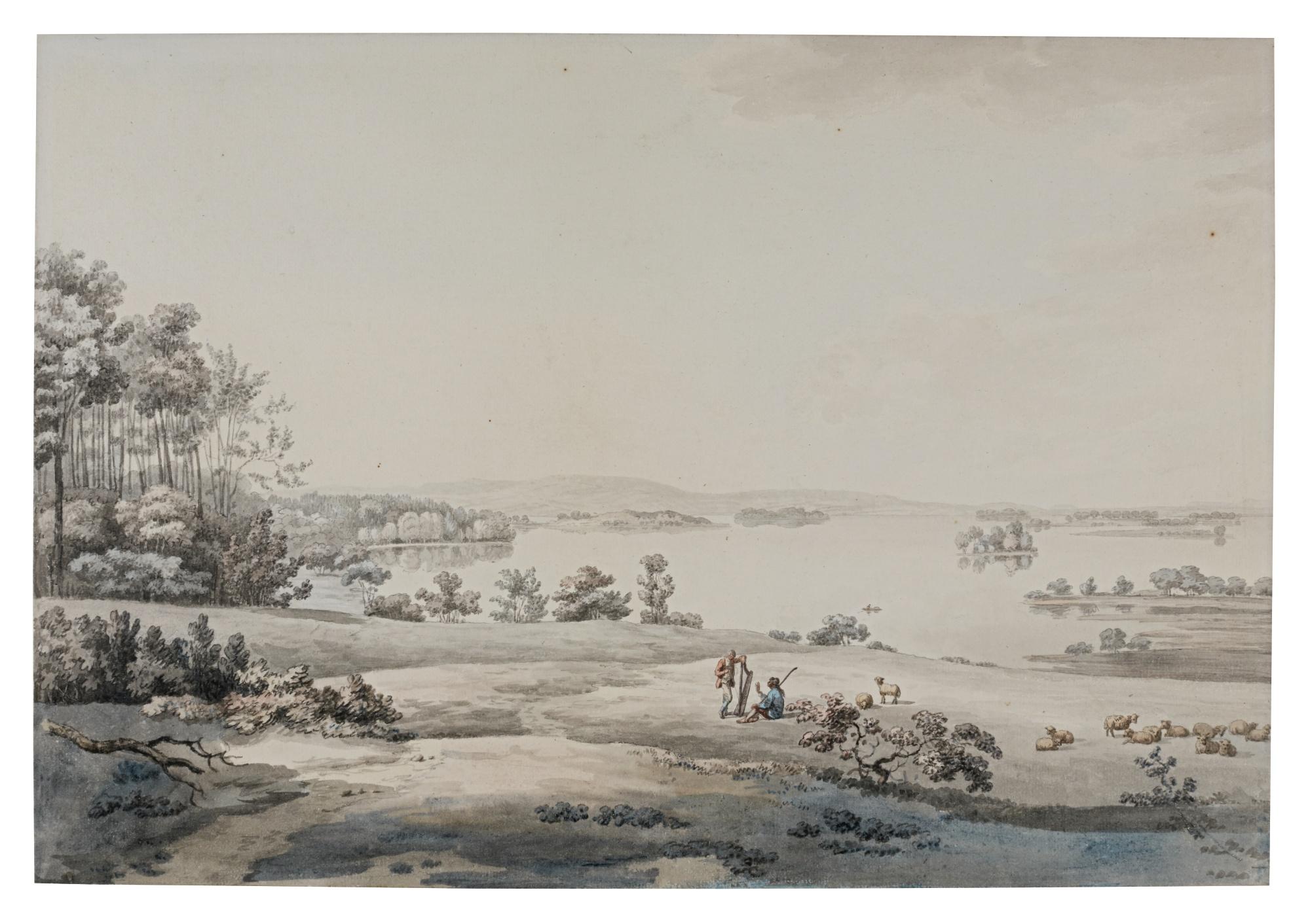 William Pars, A.R.A. - Lough Key From Rockingham, County Roscommon, Ireland