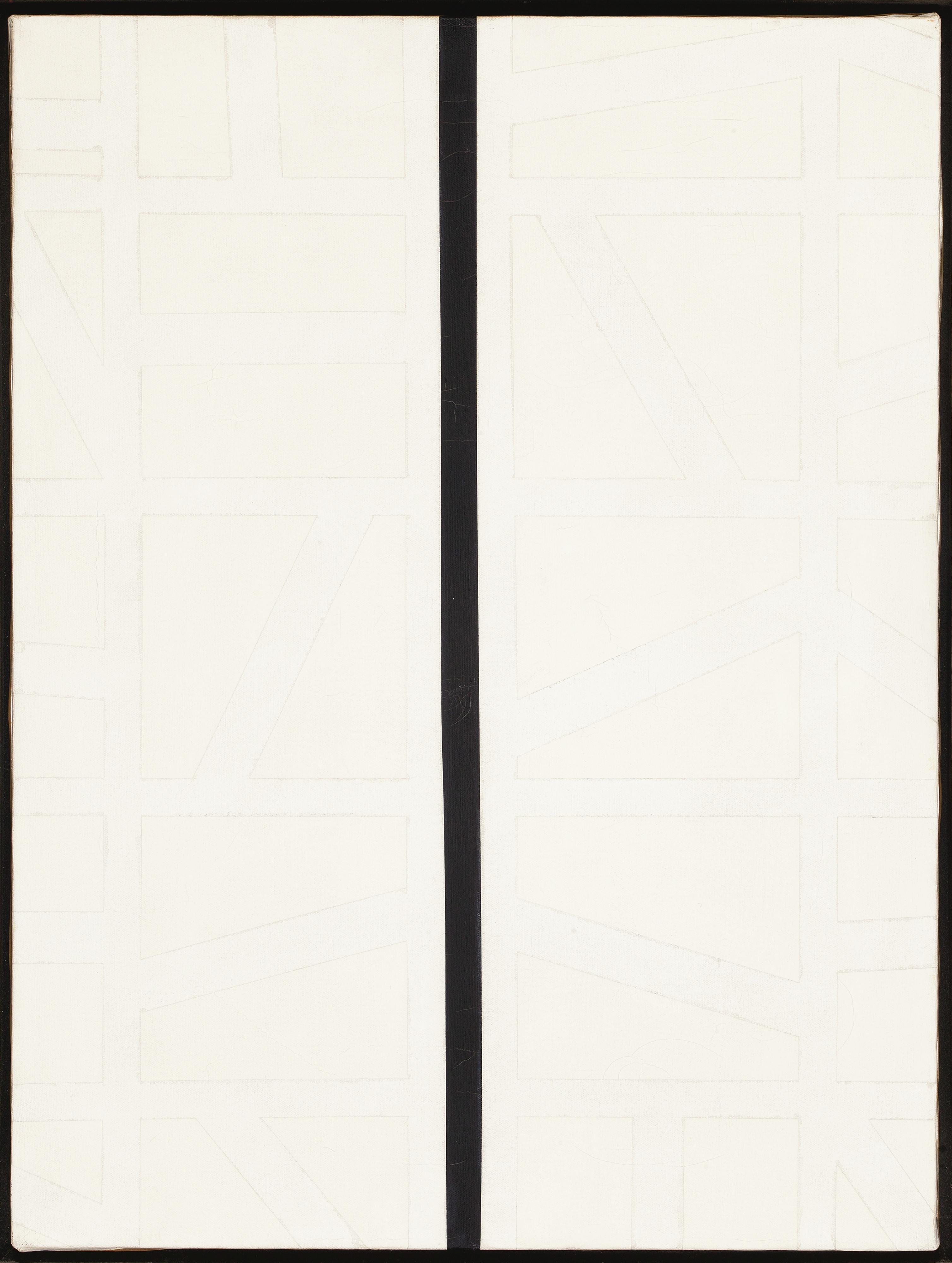 William Paterson Ewen - Linear Figure On Patterned Ground