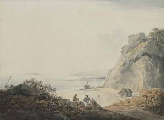 William Payne, O.W.S. - Looe Island from Whitsand Bay, Cornwall