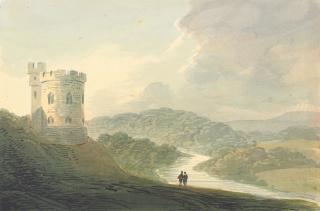 William Payne, O.W.S. - Three studies of Alnwick Castle and its surroundings