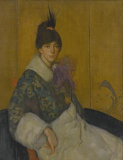 William Penhallow Henderson - The Green Cloak