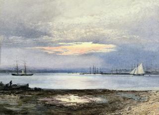 William Percy French - An evening calm