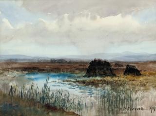 William Percy French - Connemara Bog