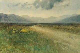 William Percy French - Connemara landscape