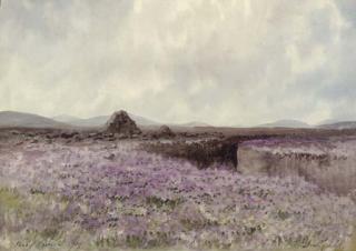 William Percy French - Donegal landscape